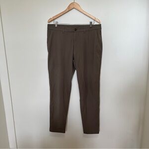 Lululemon Men’s ABC Brown Warpstreme Pants Size 35